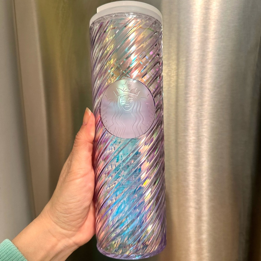 NEW Starbucks 16oz Unicorn Iridescent White 16oz Tumbler ✨ Limited Edition✨